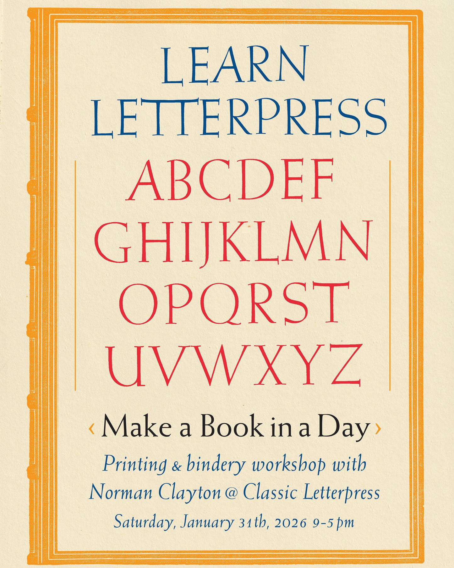 Learn Letterpress: January 31, 2026